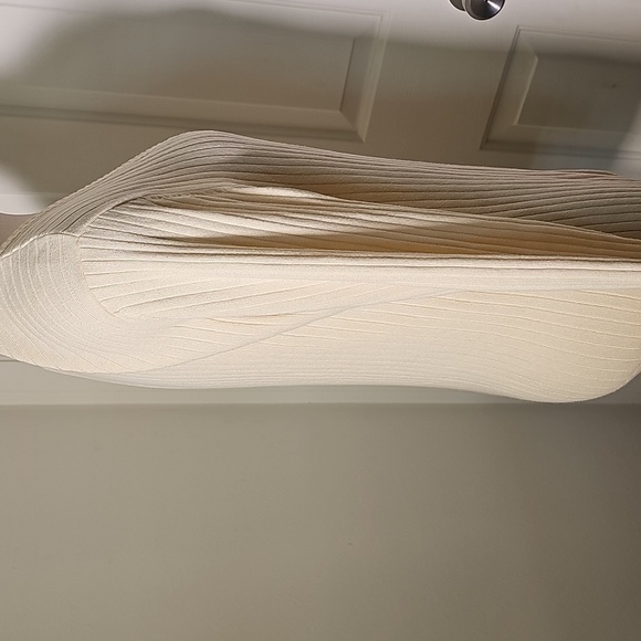 PURE ALFRED SUNG Cream Cardigan Sweater Timeless Knit. SIZE LARGE - Picture 5 of 9